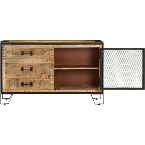VidaXL Komoda od masivnog grubog drva manga 100 x 31 x 60 cm Slike