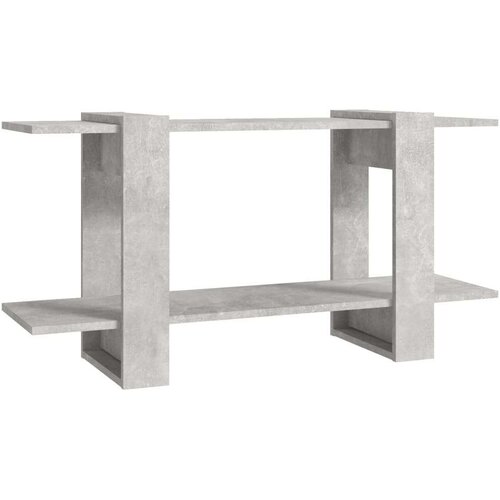  Knjižna omara betonsko siva 100x30x51 cm konstruiran les, (20705963) Slike