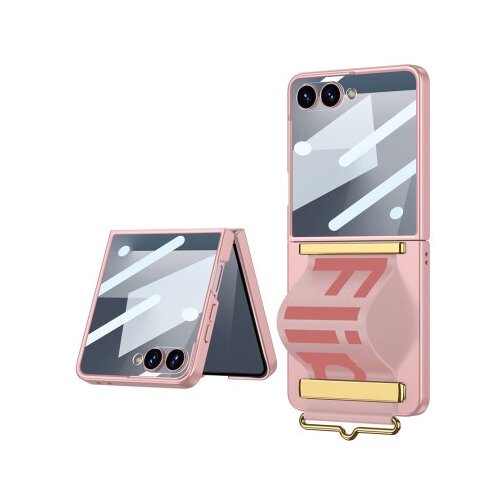  Futrola strap case za samsung f751b galaxy z flip 7 5g roze (gkk case) ( F121551 ) Cene