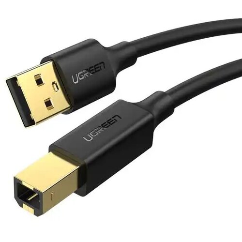 Ugreen USB Type B kabel za tiskalnik mo&amp;scaron;ki - USB 2.0 mo&amp;scaron;ki 480Mbps 1m črn, (21091002) Slike