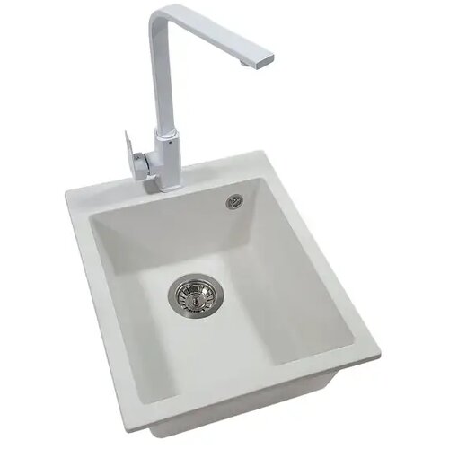  set sudopera sa slavinom i sifonom vesta bela + elegance white slavina Cene