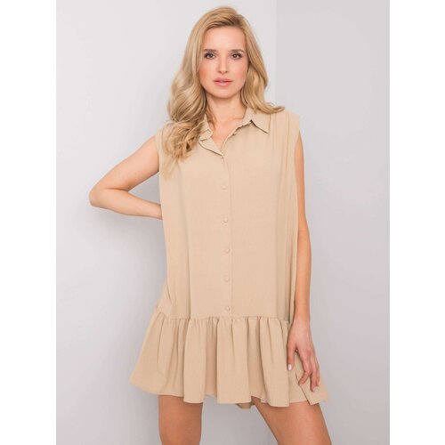 RUE PARIS Dress-341-SK-5183.08-beige Slike