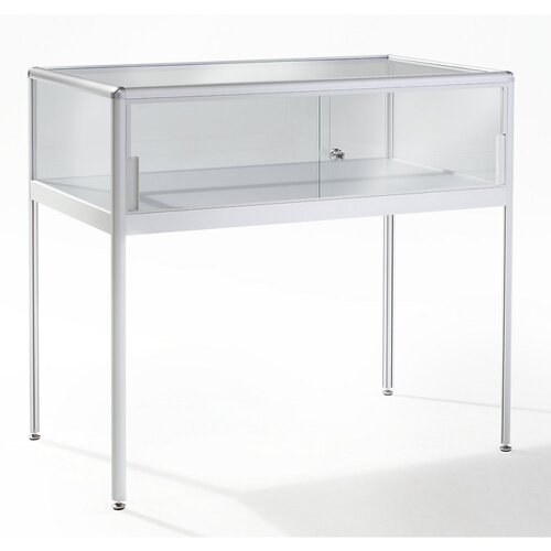 eurokraft pro Vitrina, izvedba kot namizna vitrina, širina 1000 mm, 2 drsnih vrat Cene