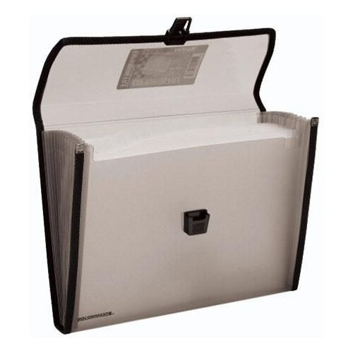 Foldermate Mapa harmonika A4 s 12 pregrada, Pop Gear F154-S, crna Slike