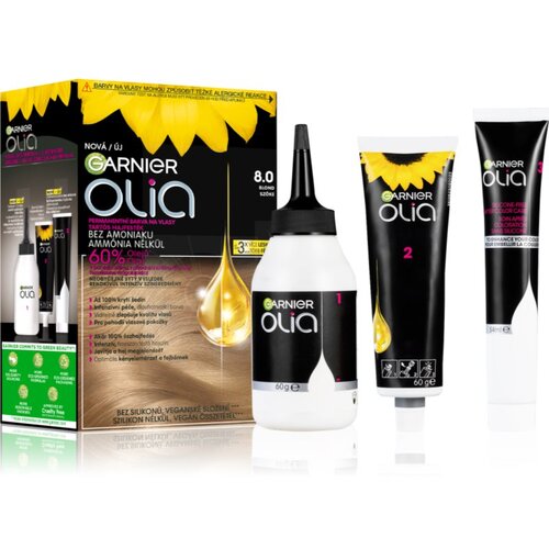 Garnier Olia Big Kit trajna boja za kosu nijansa 8.0 Blond Cijene