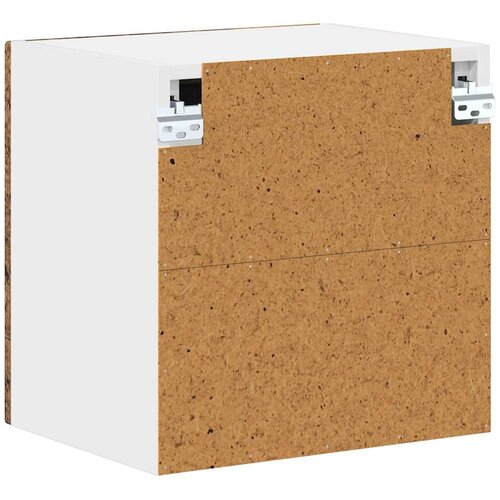 Zidni stakleni ormarić Lucca 2 pcs Staro drvo 40 x 31 x 40 cm Slike