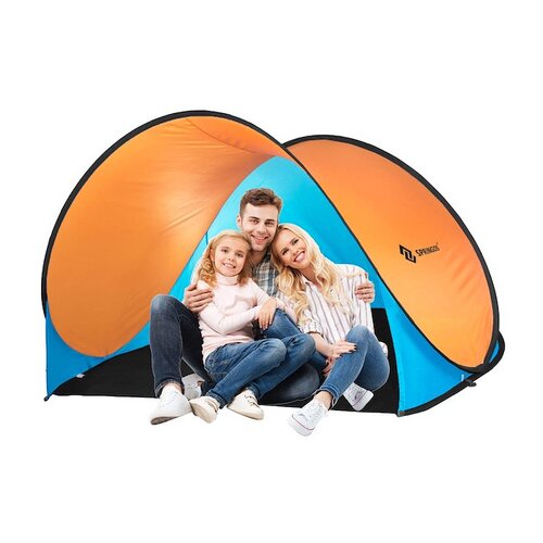 springos Samosestavljiv pop-up &scaron;otor 200 x 120 cm modro oranžen., (21638386) Cene