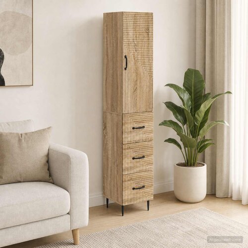  Set ormara 2 pcs Hrast sonoma 33 x 34,5 x 90 cm Cene