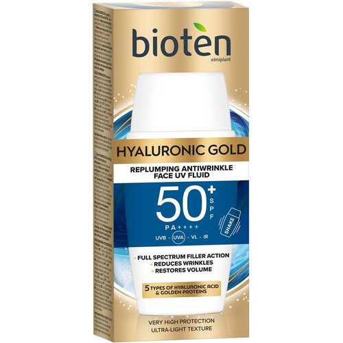 Bioten hyaluronic gold obnavljajući fluid za lice sa SPF 50+ Cene
