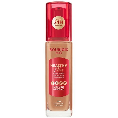 Bourjois Healthy Mix posvjetljujući hidratantni puder 24h nijansa 56W Light Bronze 30 ml Cijene