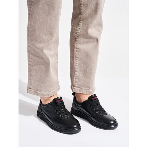 Shelvt Men's black lace-up sports shoes Cijene