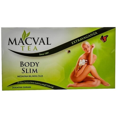 Macval čaj body slim 40g Cene