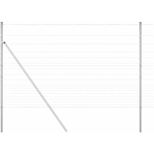 vidaXL Pašna ograja srebrna 25 x 1.5 m Pocinkano jeklo, (5000096354) Cene