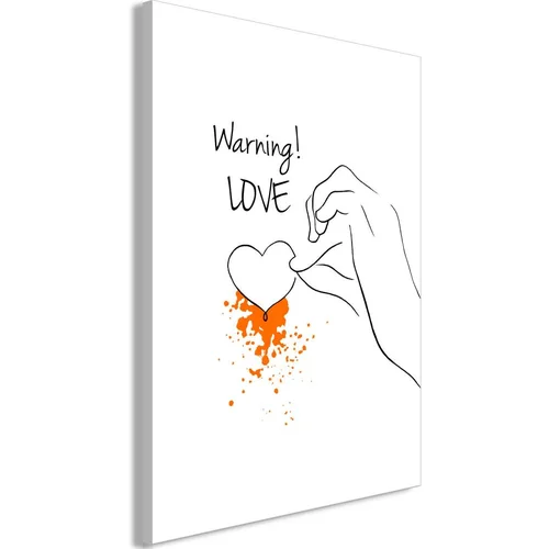  Slika - Warning! Love (1 Part) Vertical 40x60