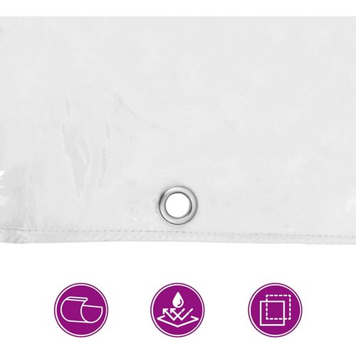  Prozirna cerada s u&amp;scaron;icama 2x12 m PVC Slike