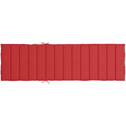  Jastuk za ležaljku crveni 200 x 60 x 3 cm od tkanine Oxford Slike