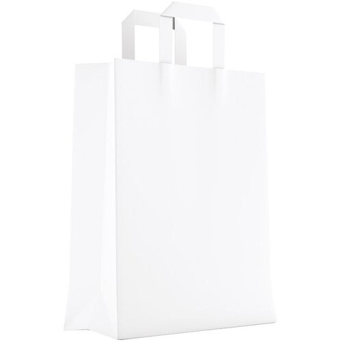  VREĆICE UKRASNE NATRON 26X35X12CM RAVNA RUČKA PK50 DUGA BIJELE Cijene