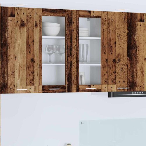 vidaXL Viseča omarica Riga Star les 80 x 31 x 80 cm Konstruiran les Cene