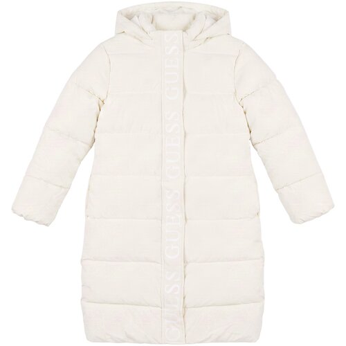 Guess Puhovke HOODED LS LONG PUFFER Bela Cene