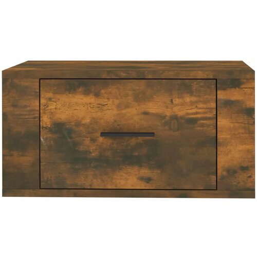  Zidni noćni ormarići 2 kom dimljenog hrasta 50x36x25 cm Slike