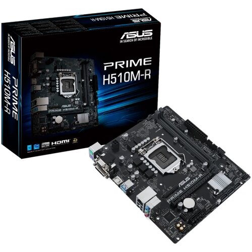 Asus PRIME H510M-R-SI LGA1200 mATX MB - Intel H510 2xDIMM DDR4 4xSATA PCIe 4.0 1Gb Ethernet 1xD-SUB 1xDVI-D 1xHDMI Cijene