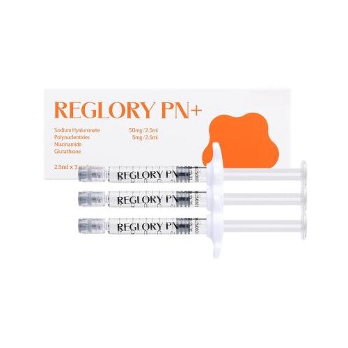 Medisco Reglory PN+ Skinbooster For Microneedling serum za obraz za vse tipe kože 3x2.5 ml unisex Slike