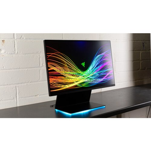 Razer Raptor Gaming 27&amp;quot; monitor, IPS, WQHD, 165HZ, 1ms, 350nit, HDR, Nvidia G-sync, DP, HDMI, USB-C, črn - - 27 Slike