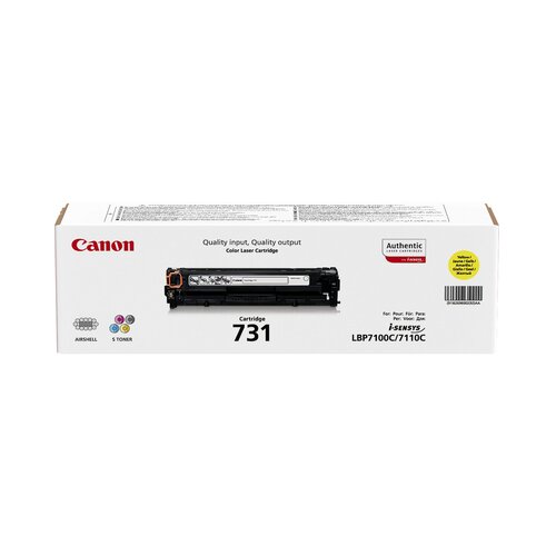 Canon TONER CRG-731Y LBP7100 YELLOW 1,5K #6269B002 Slike