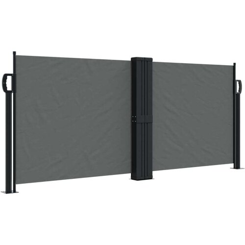  Uvlačiva bočna tenda 100 x 600 cm antracit Slike