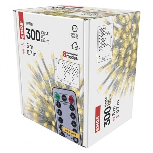  Emos lighting LED svetlosni lanac Ledenica 300 LED 5m MTG-D4CW02 Cene