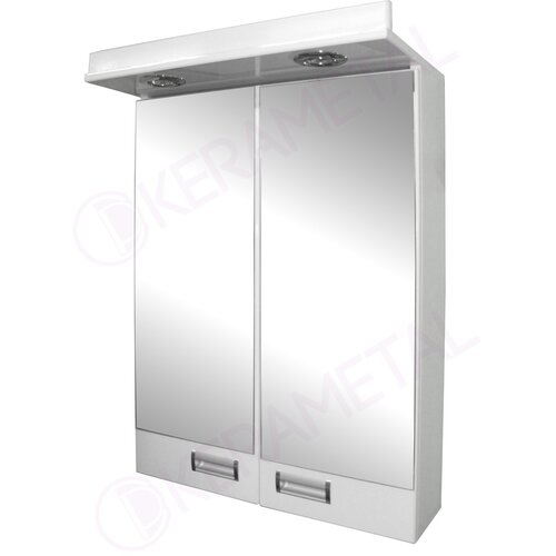 Kerametal kvadro lux KN-F65 gornji ormarić sa ogledalom Cene