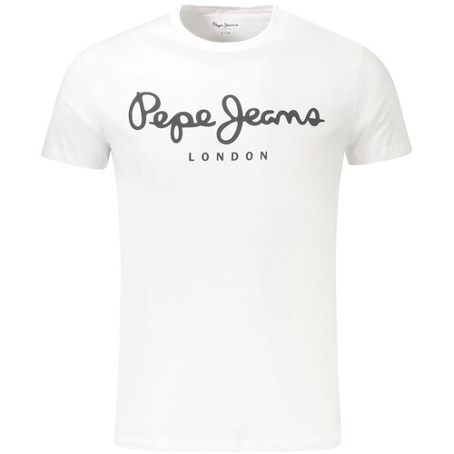 Pepe Jeans Kratka majica Original Stretch N bela barva Slike