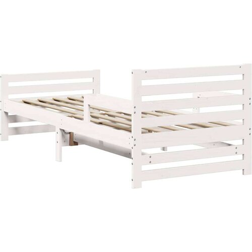 VidaXL produživi krevet za djecu other bijelo 80 x 130 / 165 / 200 cm Slike