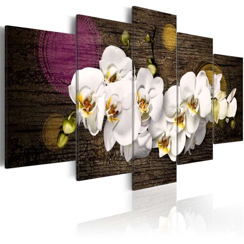  Slika - Like a white cloud - 5 pieces 100x50 Cijene