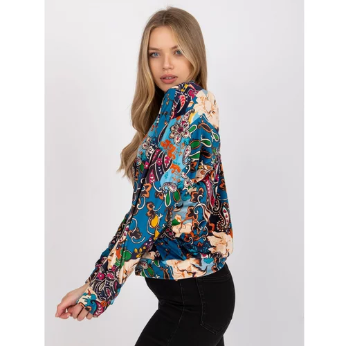 Fashion Hunters Sea scarf with colorful patterns