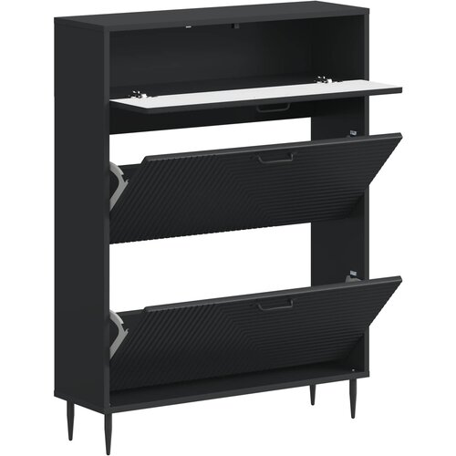  Ormar za cipele HAARLEM 78 x 24 x 103 cm Konstruirano drvo Slike