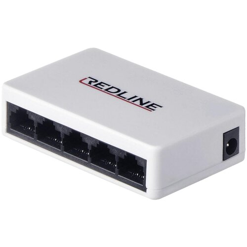 Redline 5-portni mrežni switch, 10/100Mbps - RL-S1005M, Bijeli Slike
