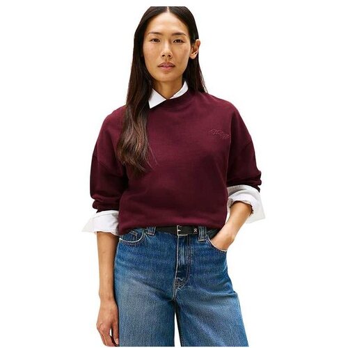 Tommy Hilfiger bordo ženska dukserica Slike