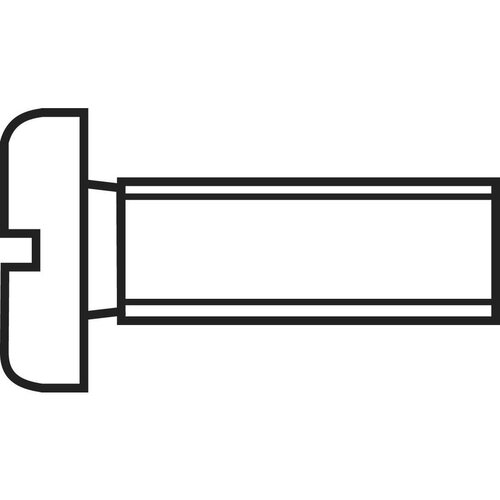 Toolcraft 888012 vijci s cilindričnom glavom M1 10 mm utor DIN 84 čelik pocinčani 20 St. Cene