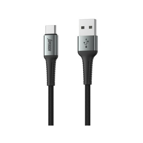 Superior Usb data kabal su-k104 fast 27w 3a usb a na type c 1m crni ( U2107 ) Slike