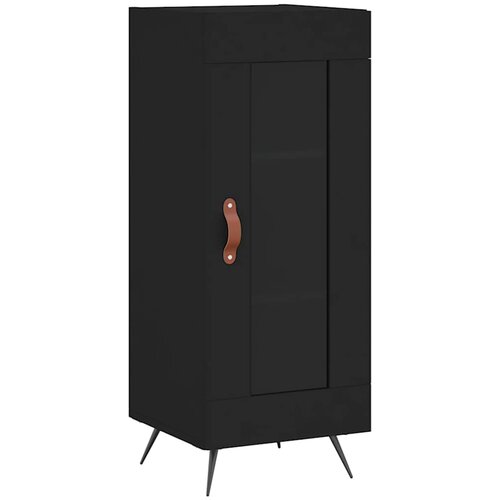  Komoda crna 34,5 x 34 x 90 cm od konstruiranog drva Slike