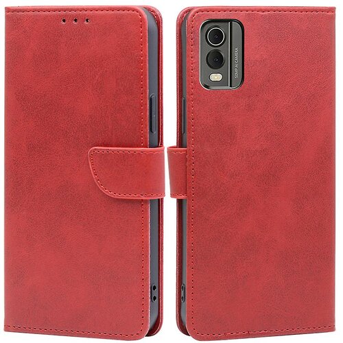 INORCO Telefon Folio Cover za Nokio C32 Calf Texture Stand Wallet PU usnje + TPU za&amp;scaron;čitna torbica, (22036067) Slike