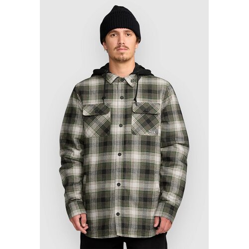 Volcom Kenson Ins Flannel Jakna black green Cene