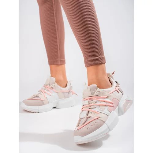 SEASTAR Pink women's sneakers Shelovet with welt