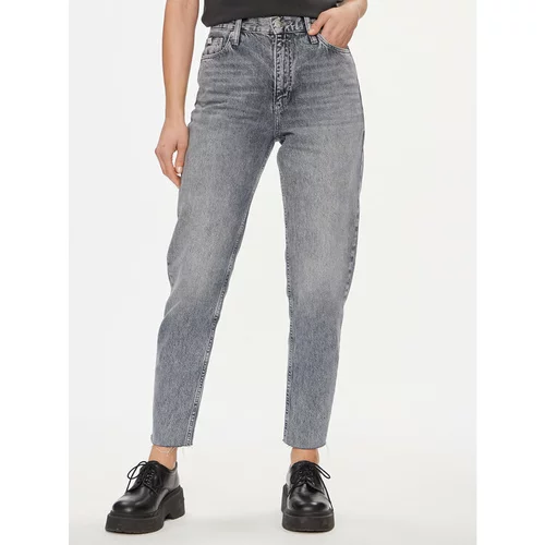 Calvin Klein Jeans Jeans hlače J20J222768 Siva Mom Fit