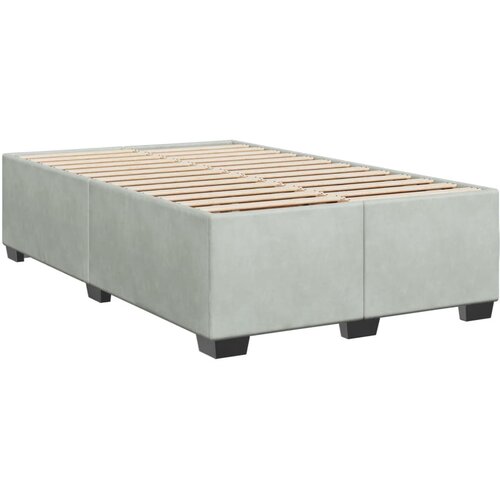 Box spring krevet s madracem svjetlosivi 120x200 cm bar&amp;scaron;unasti Slike