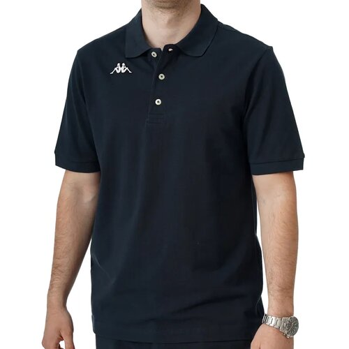 Kappa Muška polo majica Logo Sharas, Crna Slike