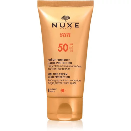 Nuxe sun melting cream SPF50 nježna krema za sunčanje za lice 50 ml unisex