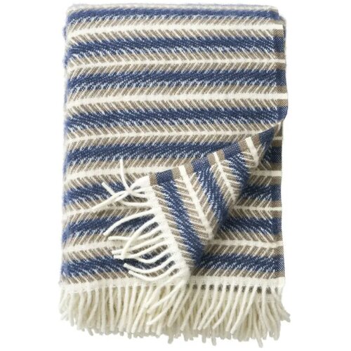 Klippan Vunena deka Oscar Multi Blue 130x200 Cijene