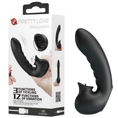 Pretty Love 2022 Naprstni Vibrator Pretty Love Hobgoblin Black Cene